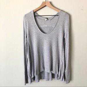 We The Free | Malibu Thermal Top in Silver Size S